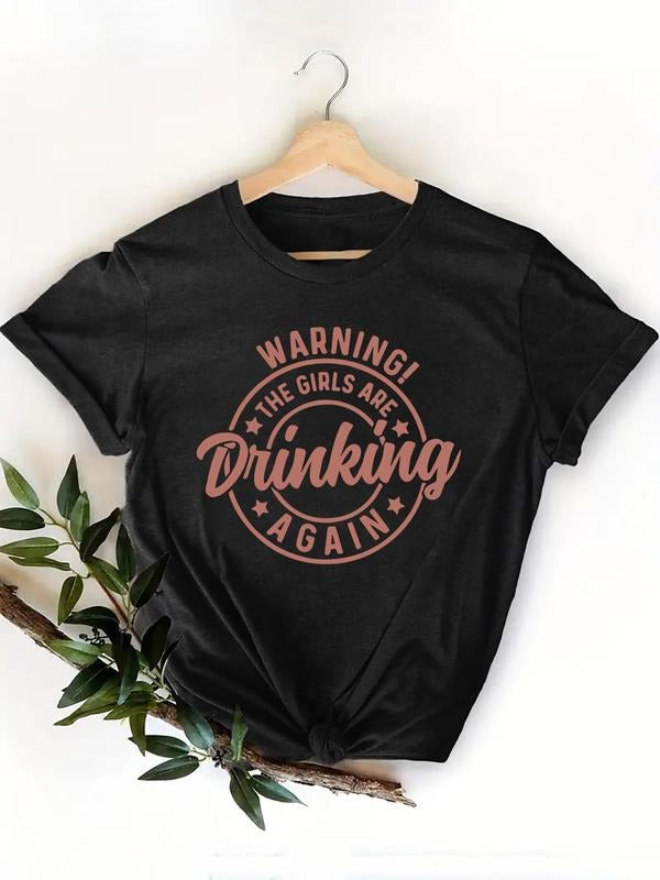 Letter Circle Print Round Neck Casual Short Sleeve - Adult & Kids T-Shirts, Sweatshirts & Hoodies apparel design preview 1