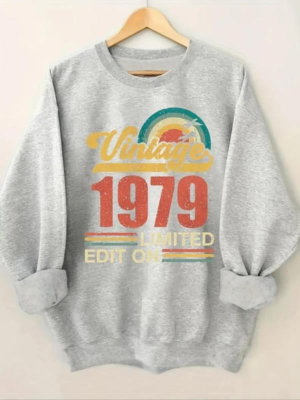 Letter Figure Print Round Neck Casual Fall Winter - Adult & Kids T-Shirts, Sweatshirts & Hoodies apparel design preview 1