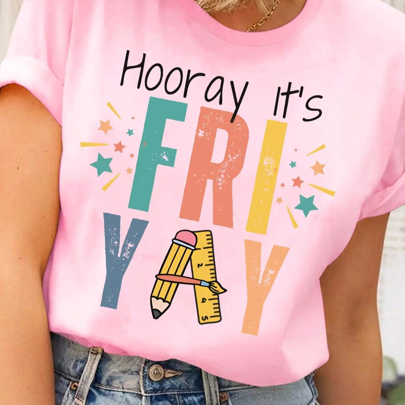 Letter Print Round Neck Casual Short Sleeve Daily All - Adult & Kids T-Shirts, Sweatshirts & Hoodies apparel design preview 1