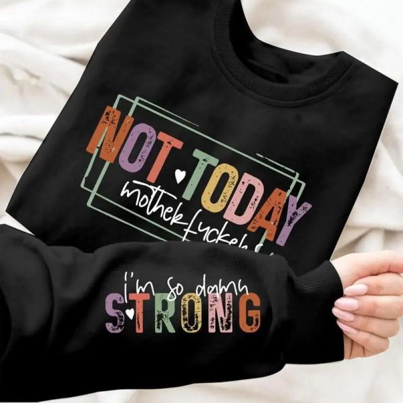 Letter Heart Print Round Neck Casual Crew Spring Fall - Adult & Kids T-Shirts, Sweatshirts & Hoodies apparel design preview 1