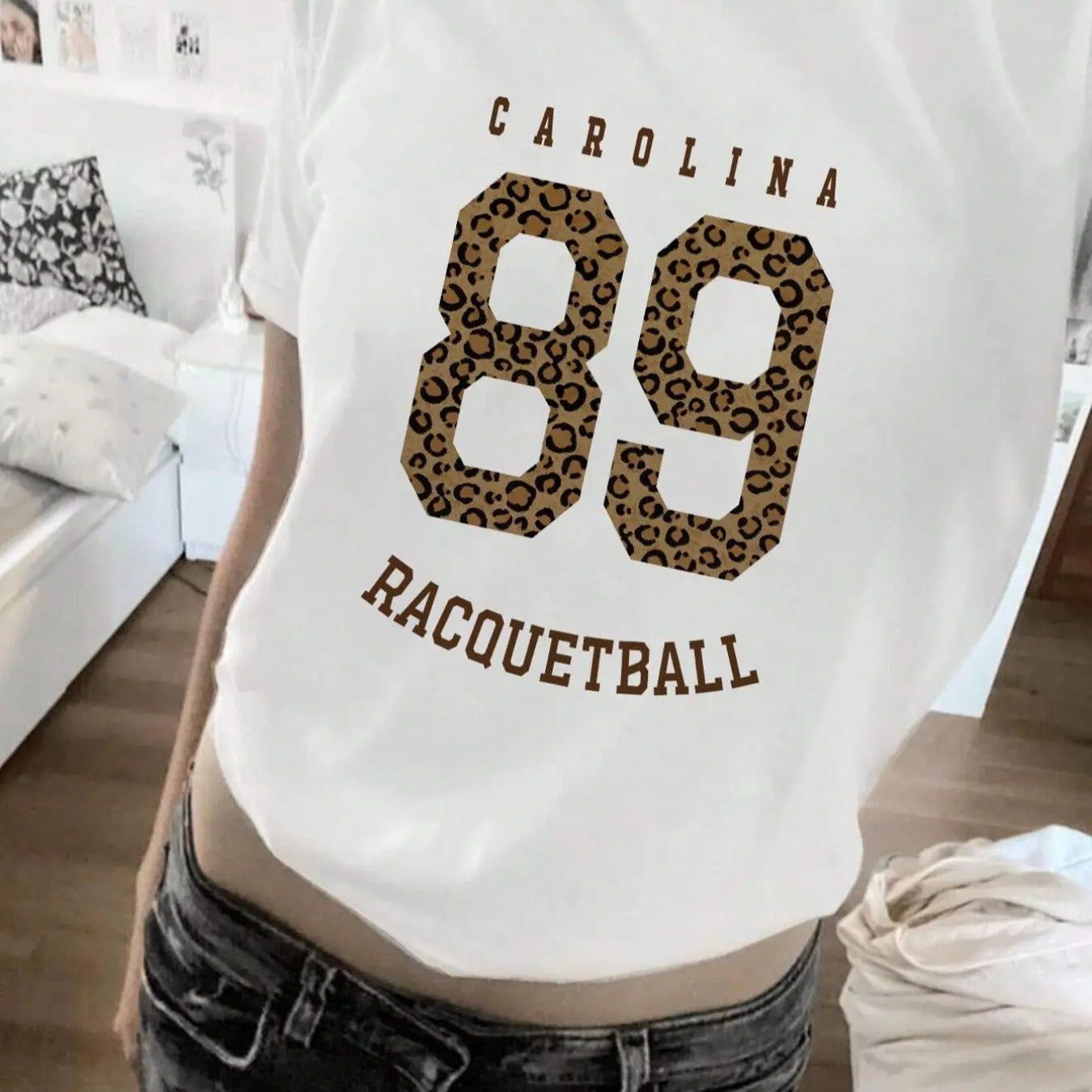 Letter Number Print Round Neck Casual Short Sleeve - Adult & Kids T-Shirts, Sweatshirts & Hoodies apparel design preview 1