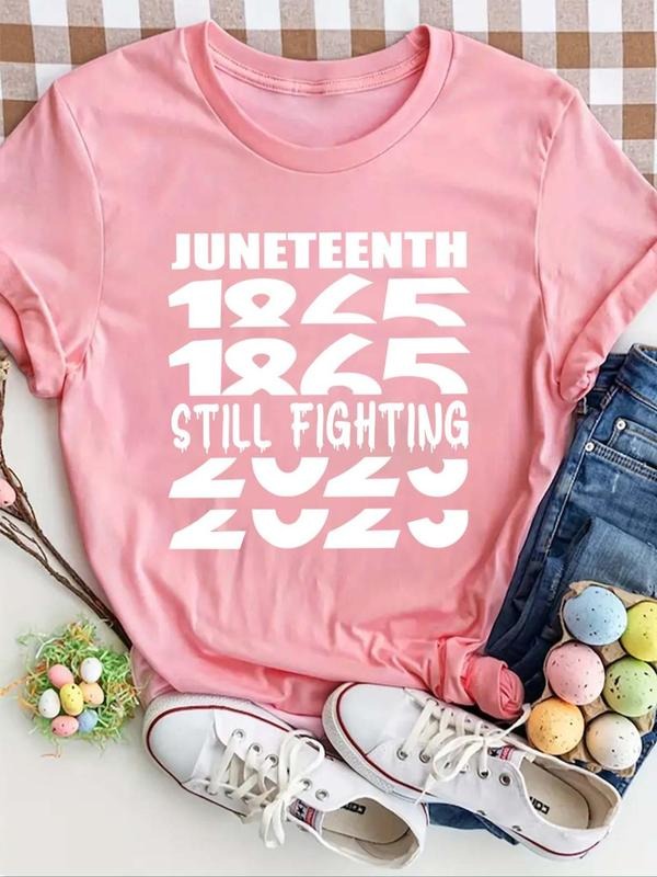 Letter Number Print Round Neck Casual Short Sleeve - Adult & Kids T-Shirts, Sweatshirts & Hoodies apparel design preview 1