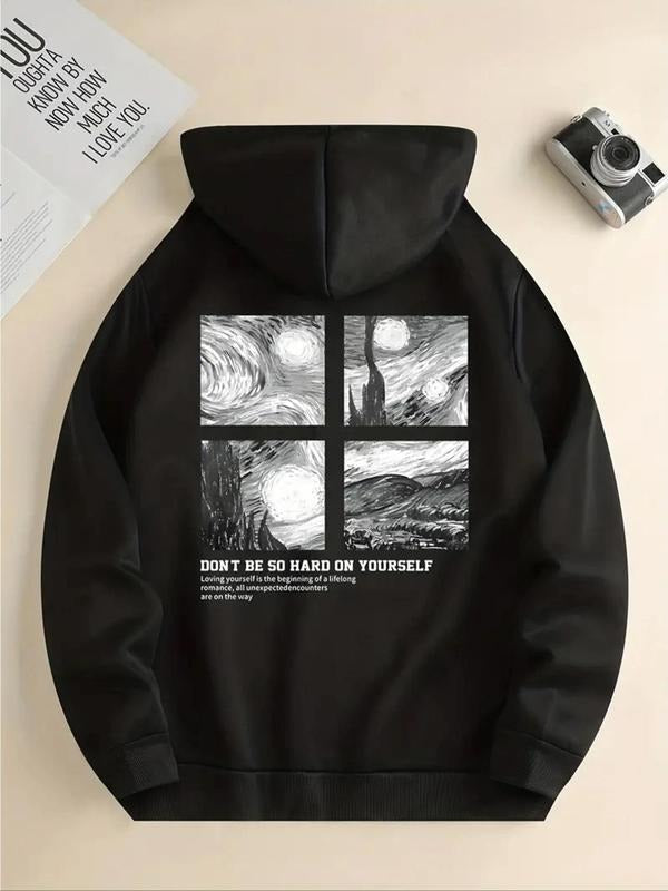 Letter Pop Art Print Thermal Lined Casual Drawstring - Adult & Kids T-Shirts, Sweatshirts & Hoodies apparel design preview 1