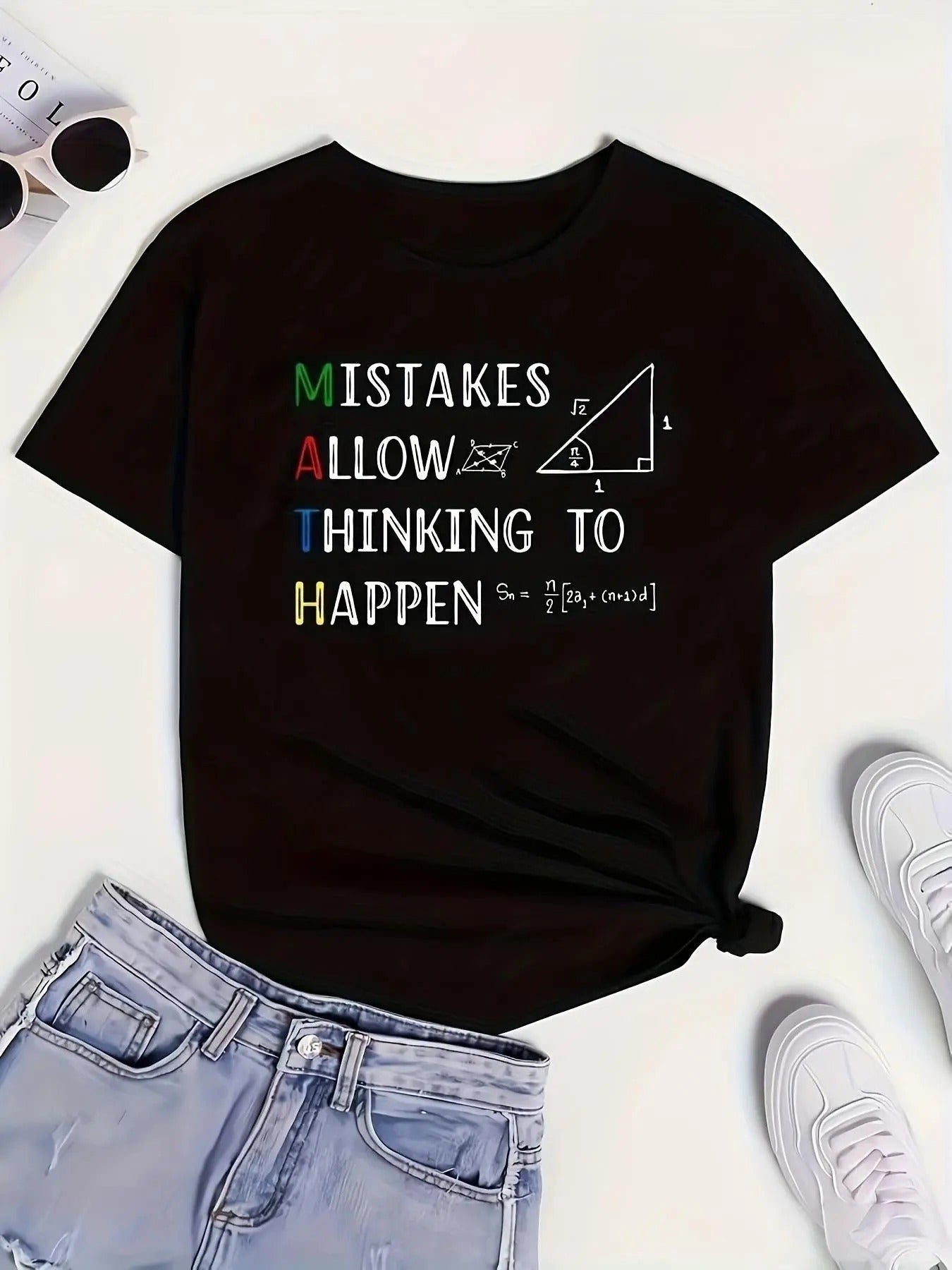 Letter Print Round Neck Casual Short Sleeve Daily - Adult & Kids T-Shirts, Sweatshirts & Hoodies apparel design preview 1