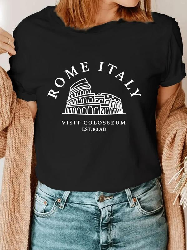 Letter Round Neck Casual Short Sleeve Summer Clothes - Adult & Kids T-Shirts, Sweatshirts & Hoodies apparel design preview 1