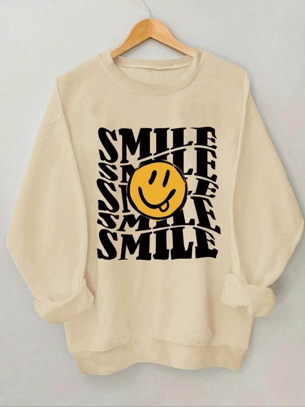Letter Print Crew Neck Casual Daily Fall Winter - Adult & Kids T-Shirts, Sweatshirts & Hoodies apparel design preview 1