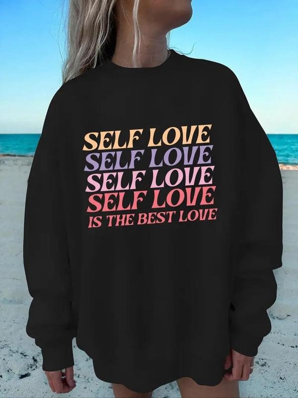 Letter Print Crew Neck Casual Daily Clothes All - Adult & Kids T-Shirts, Sweatshirts & Hoodies apparel design preview 1