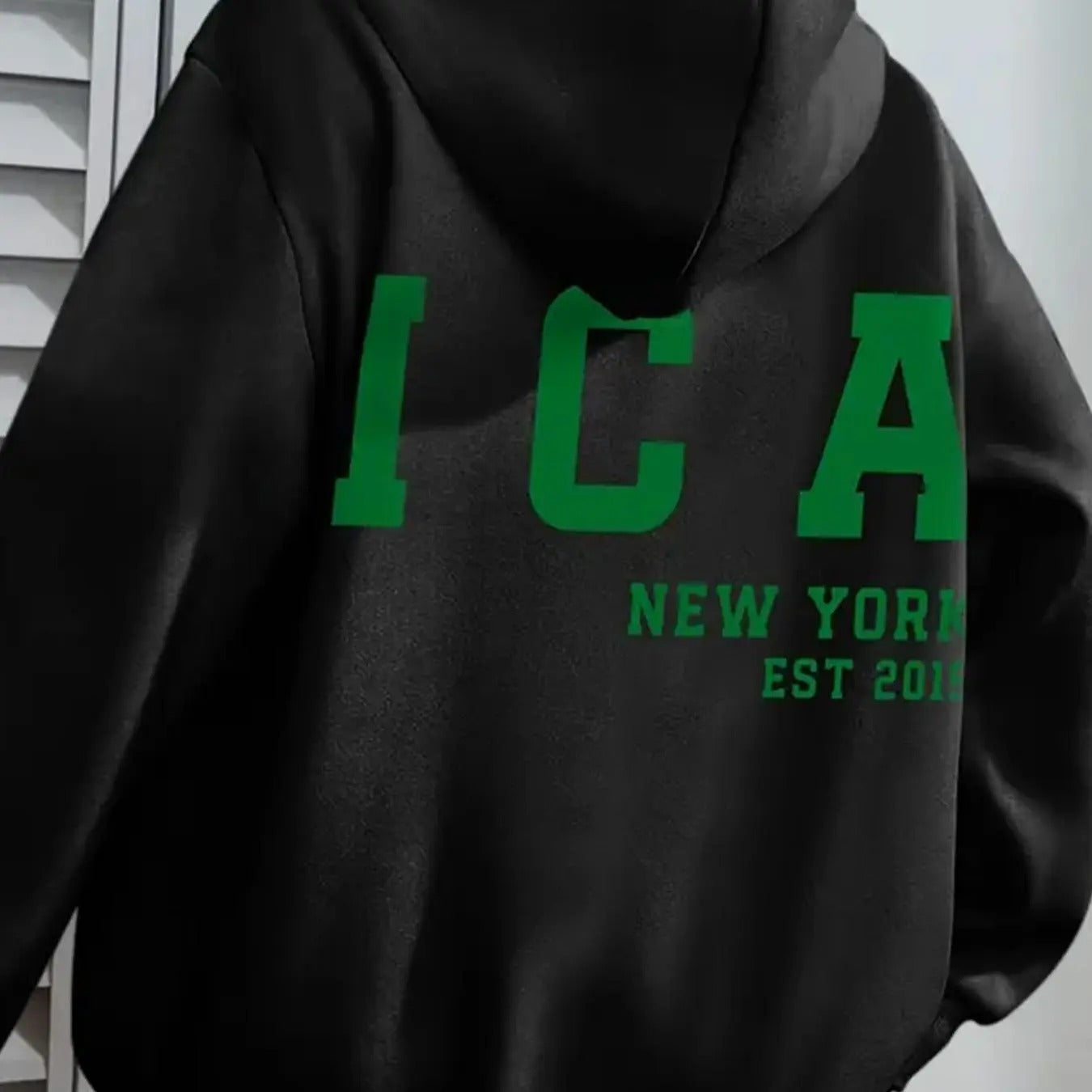 Letter Print Drop Shoulder Drawstring Casual Kangaroo - Adult & Kids T-Shirts, Sweatshirts & Hoodies apparel design preview 1