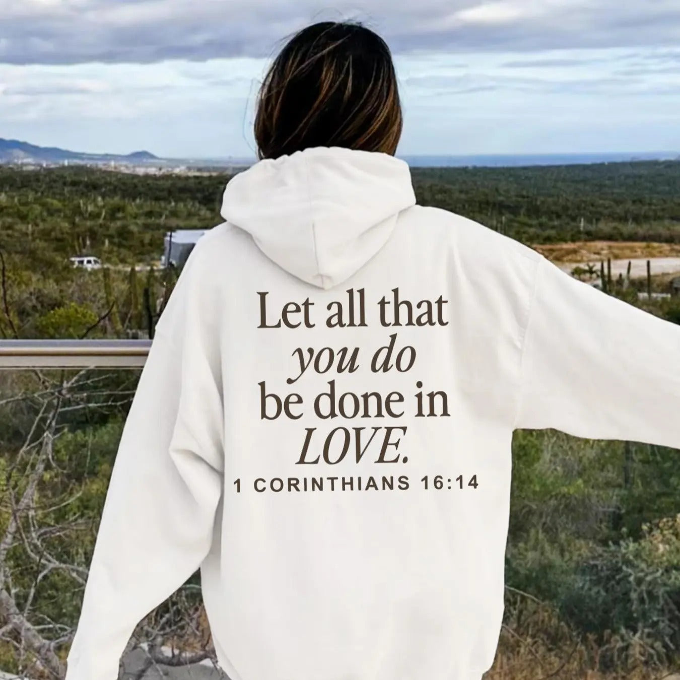 Letter Print Drop Shoulder Casual Drawstring Pocket - Adult & Kids T-Shirts, Sweatshirts & Hoodies apparel design preview 1