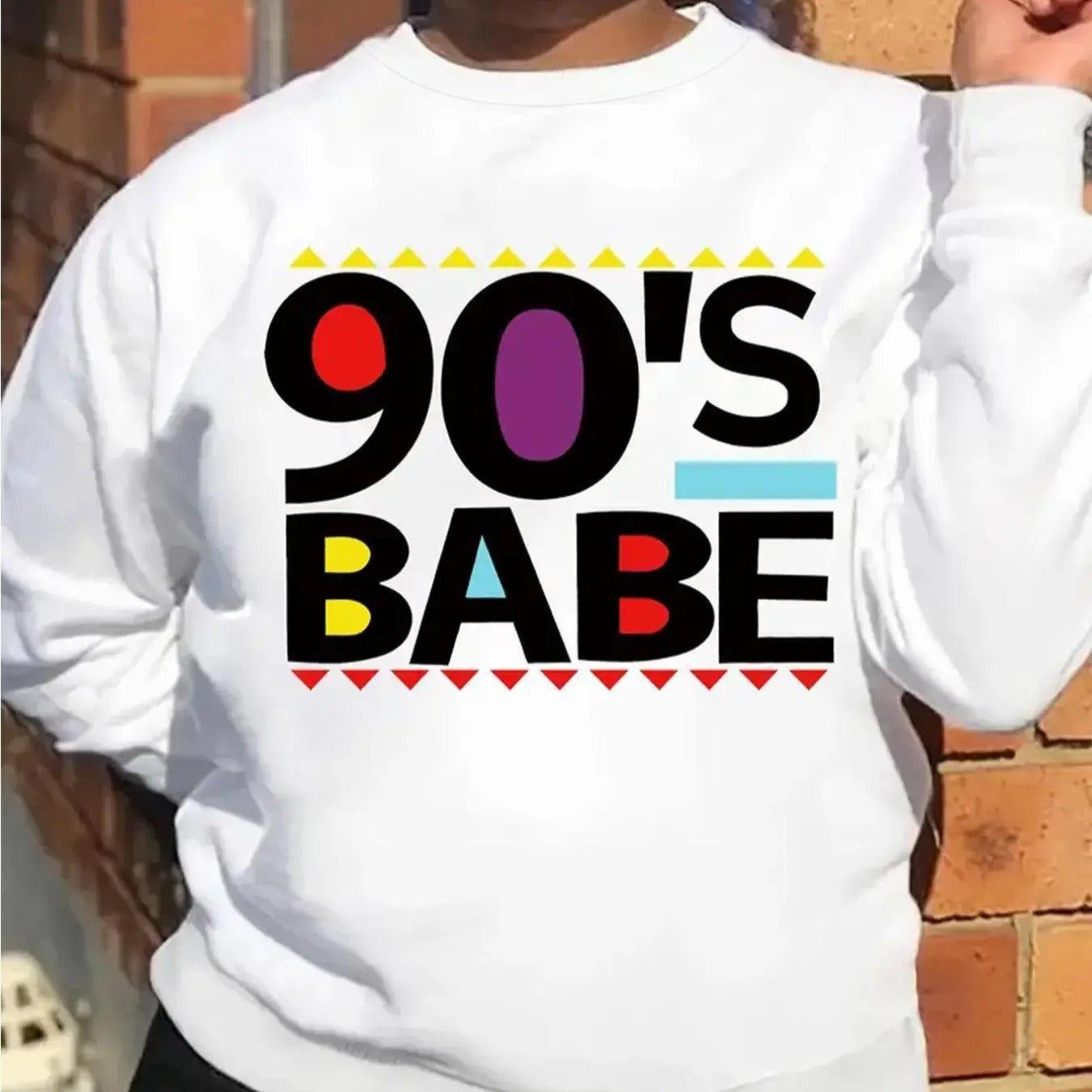 Letter Print Drop Shoulder Casual Round Neck Fall - Adult & Kids T-Shirts, Sweatshirts & Hoodies apparel design preview 1