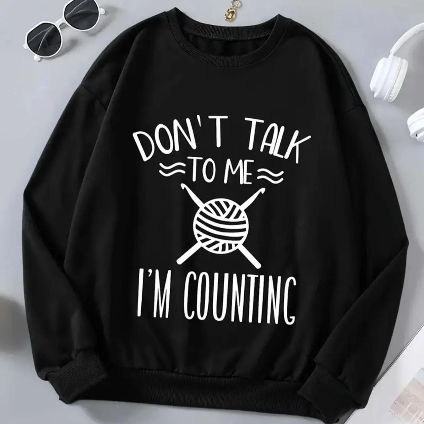 Letter Print Drop Shoulder Thermal Lined Casual Round - Adult & Kids T-Shirts, Sweatshirts & Hoodies apparel design preview 1