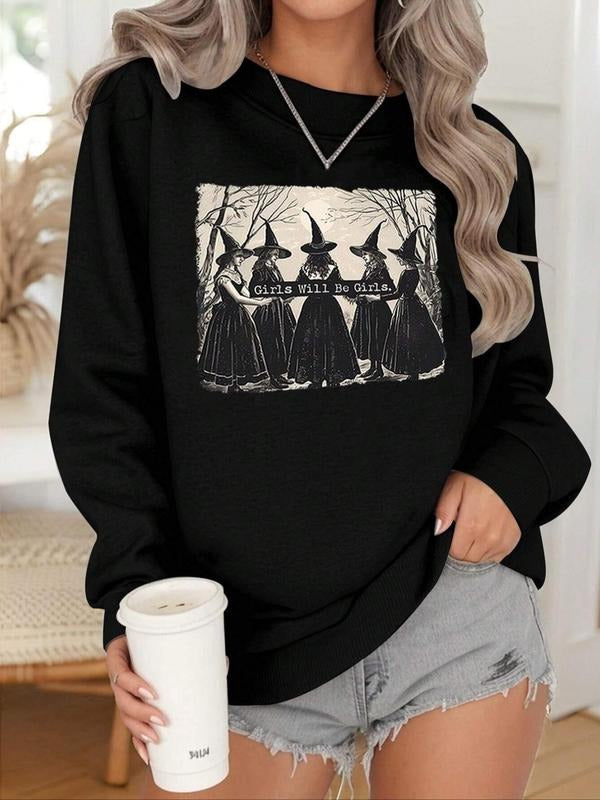 Letter Print 1 Count Casual Fall Winter Clothes Daily - Adult & Kids T-Shirts, Sweatshirts & Hoodies apparel design preview 1