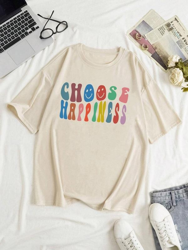 Letter Print Round Neck Vintage Casual Drop Shoulder - Adult & Kids T-Shirts, Sweatshirts & Hoodies apparel design preview 1
