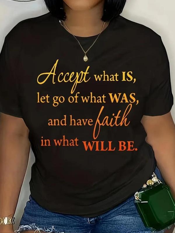 Letter Print Round Neck Vintage Casual Short Sleeve - Adult & Kids T-Shirts, Sweatshirts & Hoodies apparel design preview 1