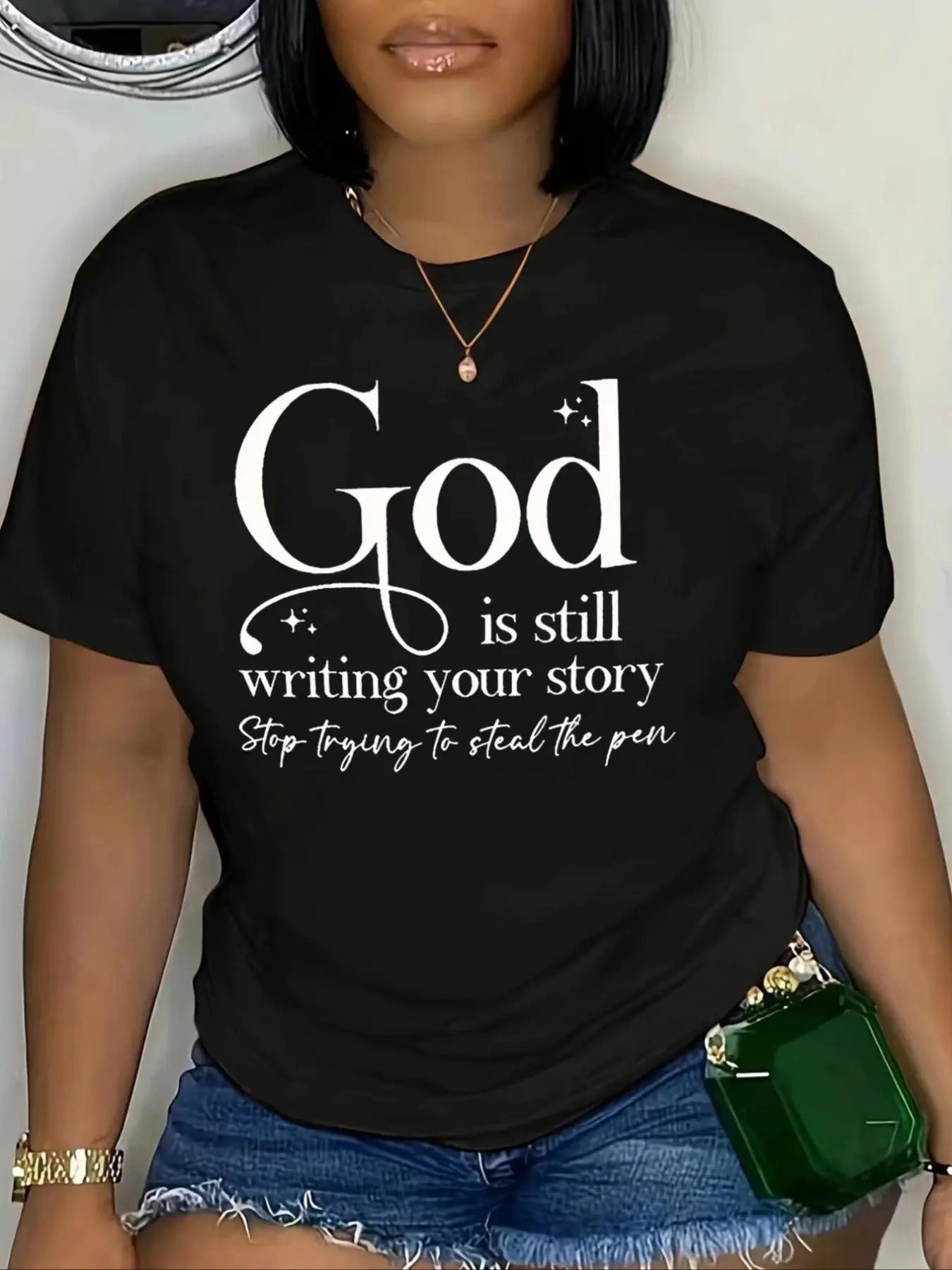 Letter Print Round Neck Vintage Casual Short Sleeve - Adult & Kids T-Shirts, Sweatshirts & Hoodies apparel design preview 1
