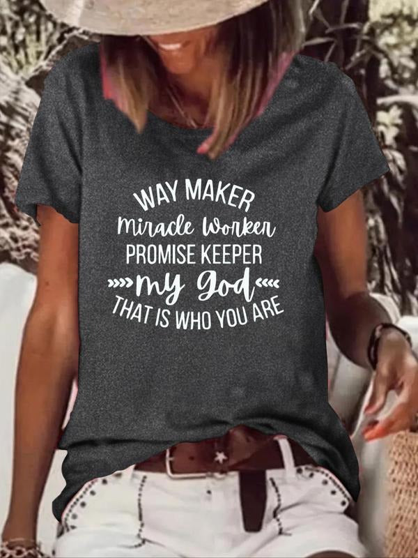Letter Print Round Neck Vintage Casual Short Sleeve - Adult & Kids T-Shirts, Sweatshirts & Hoodies apparel design preview 1