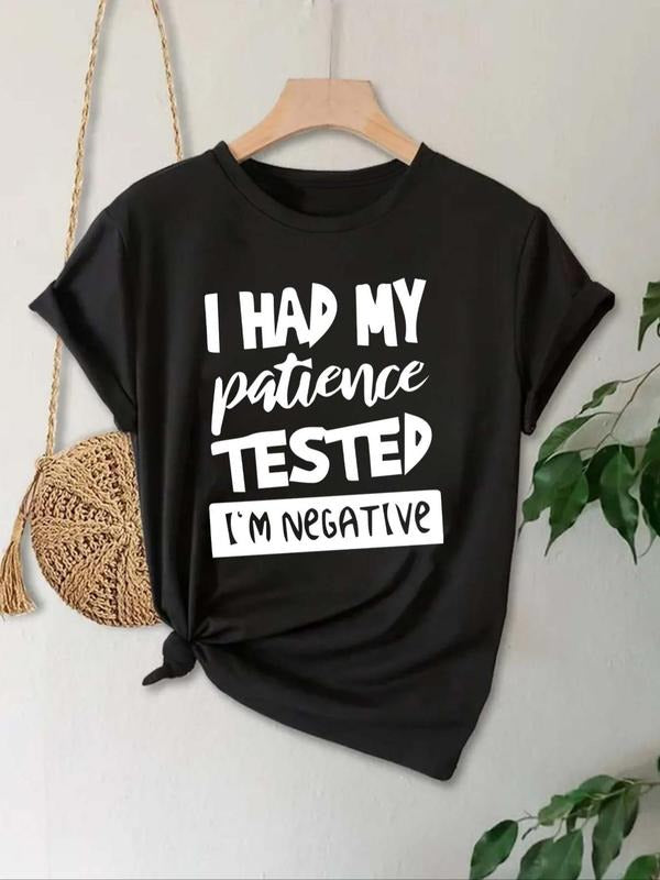Letter Print Round Neck Casual Short Sleeve Daily All - Adult & Kids T-Shirts, Sweatshirts & Hoodies apparel design preview 1
