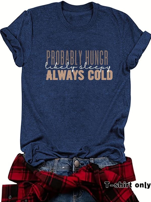 Letter Print Round Neck Casual Short Sleeve Crew - Adult & Kids T-Shirts, Sweatshirts & Hoodies apparel design preview 1