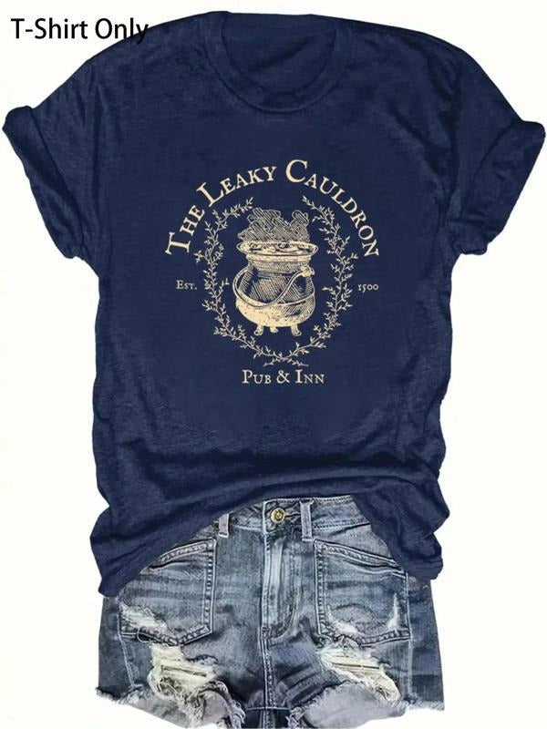Letter Print Round Neck Casual Short Sleeve Crew - Adult & Kids T-Shirts, Sweatshirts & Hoodies apparel design preview 1