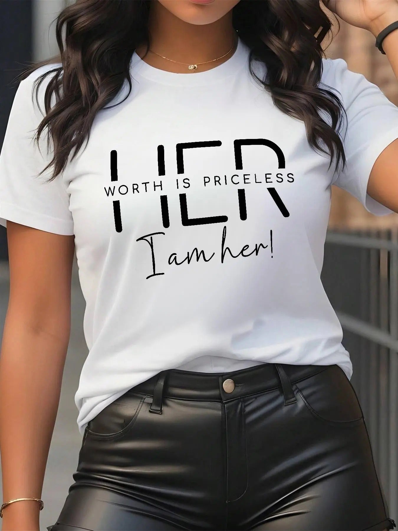 Letter Print Round Neck Casual Short Sleeve Crew - Adult & Kids T-Shirts, Sweatshirts & Hoodies apparel design preview 1
