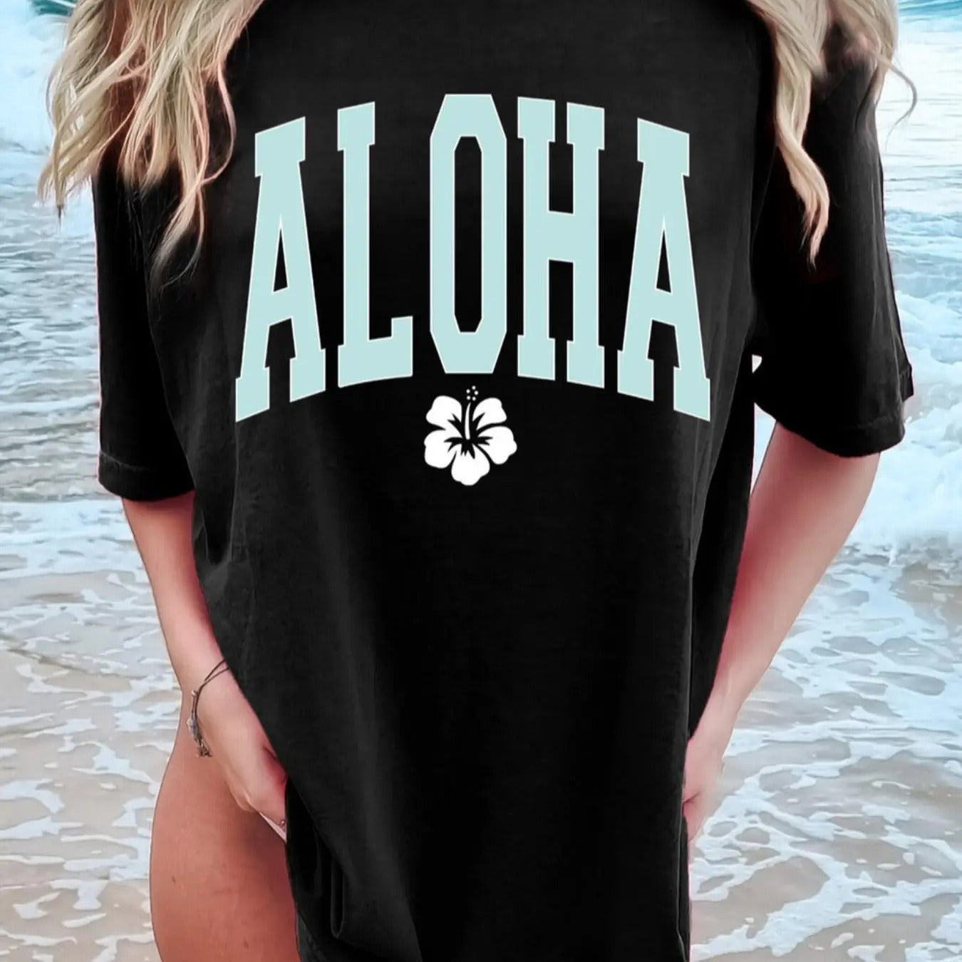 Letter Print Round Neck Casual Short Sleeve Crew - Adult & Kids T-Shirts, Sweatshirts & Hoodies apparel design preview 1