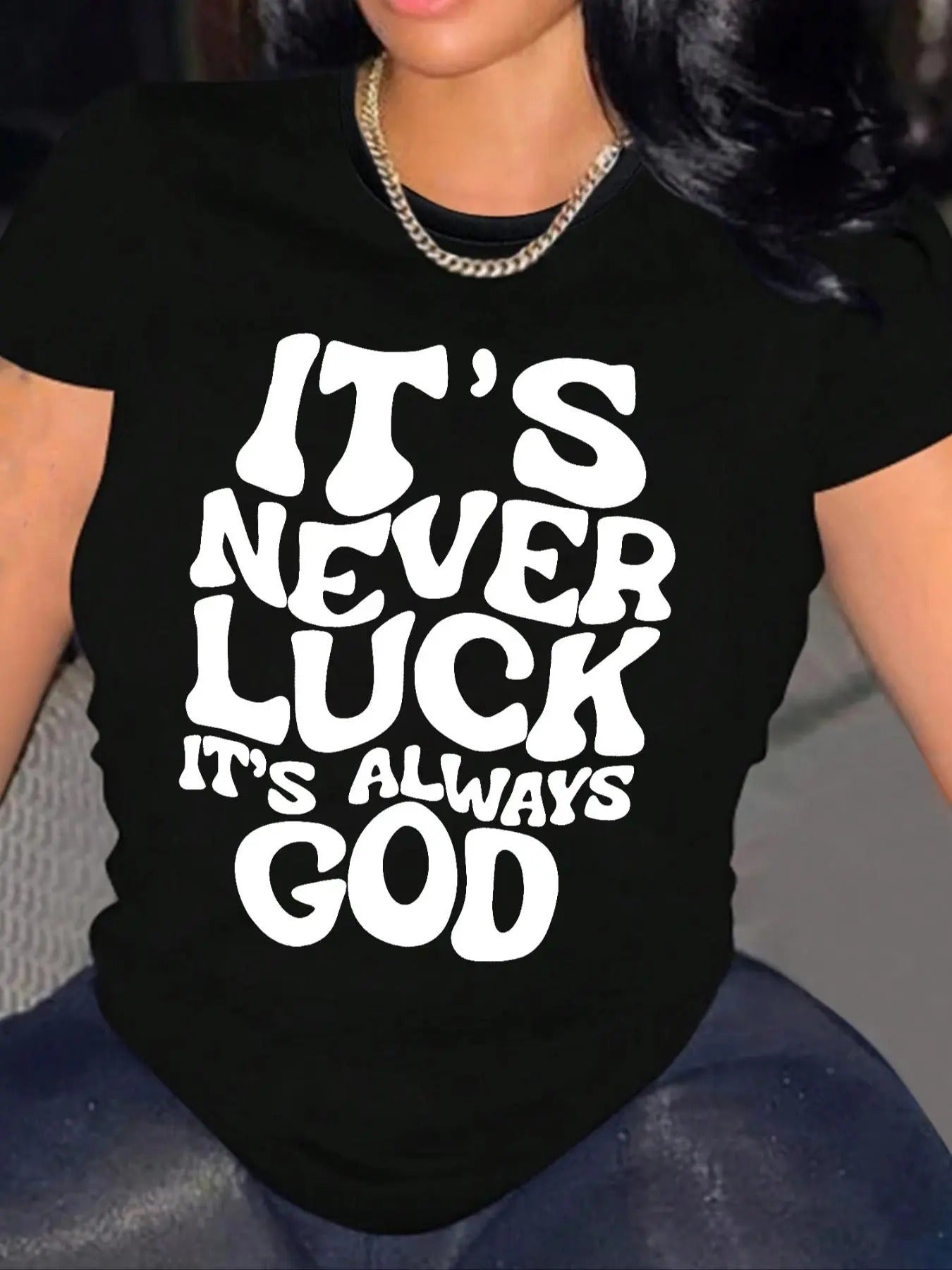 Letter Print Round Neck Casual Crew Short Sleeve - Adult & Kids T-Shirts, Sweatshirts & Hoodies apparel design preview 1