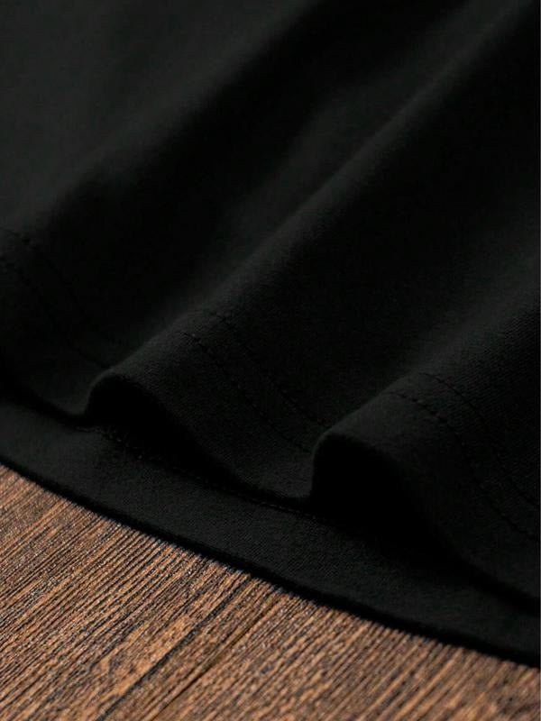 Letter Print Round Neck Casual Crew Short Sleeve - Adult & Kids T-Shirts, Sweatshirts & Hoodies apparel design preview 1