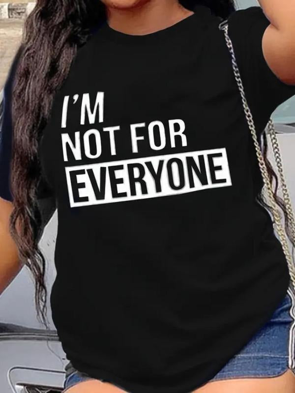 Letter Print Round Neck Casual Crew Short Sleeve - Adult & Kids T-Shirts, Sweatshirts & Hoodies apparel design preview 1