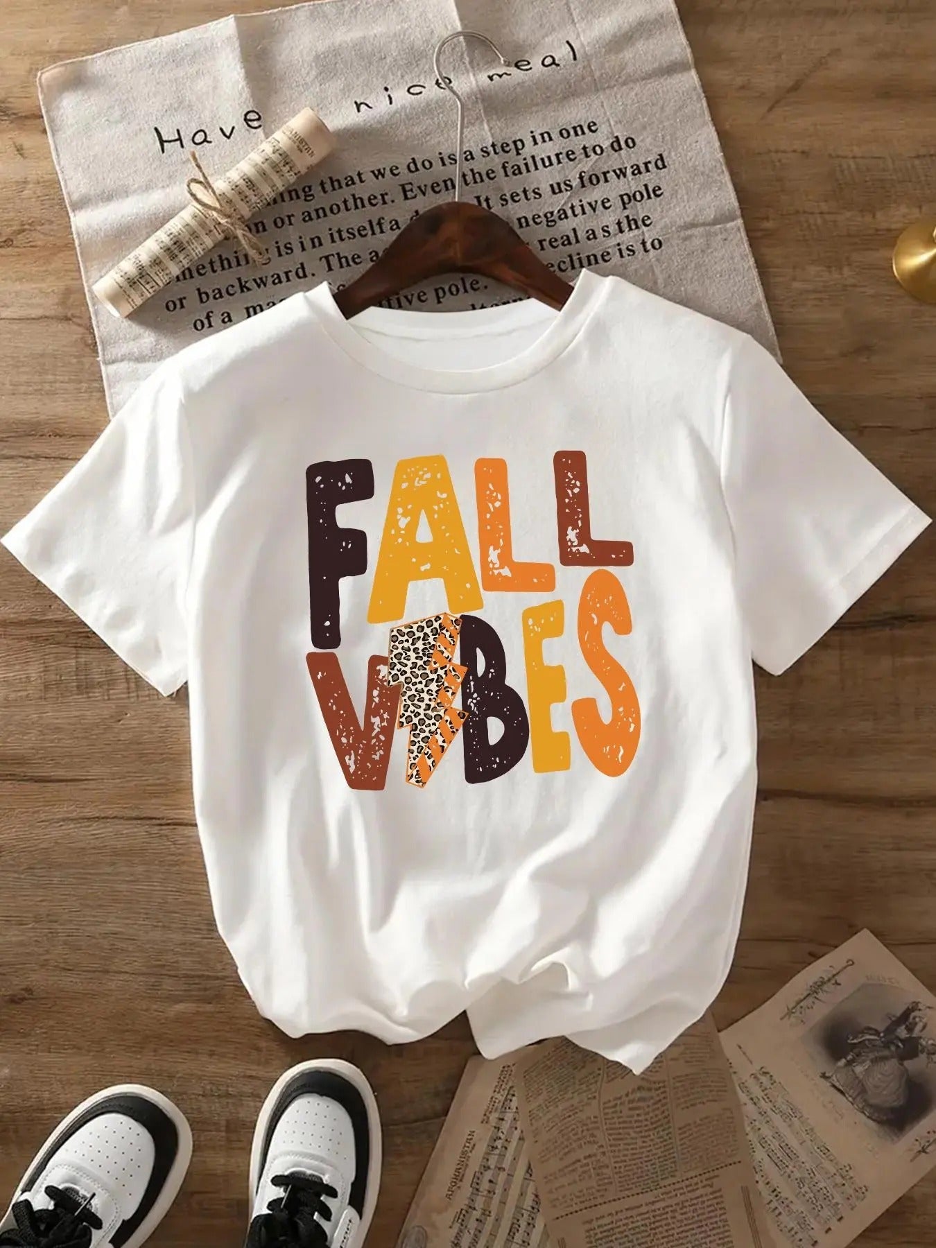 Letter Print Round Neck Casual Crew Short Sleeve - Adult & Kids T-Shirts, Sweatshirts & Hoodies apparel design preview 1