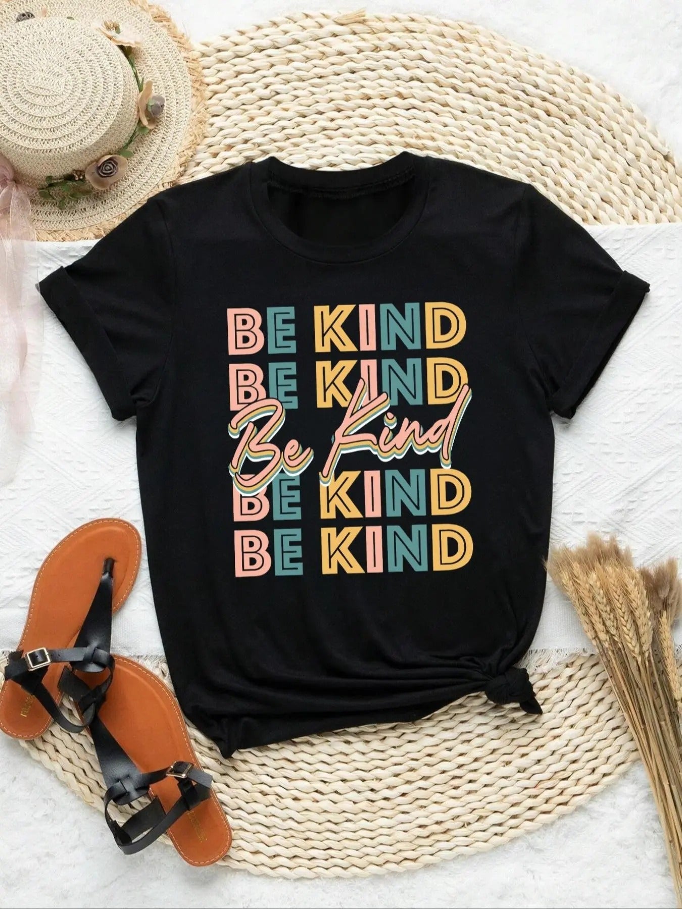 Letter Print Round Neck Casual Crew Daily Vacation - Adult & Kids T-Shirts, Sweatshirts & Hoodies apparel design preview 1