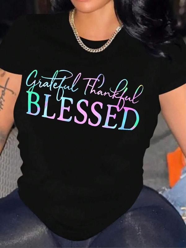 Letter Print Round Neck Casual Crew Daily Vacation - Adult & Kids T-Shirts, Sweatshirts & Hoodies apparel design preview 1