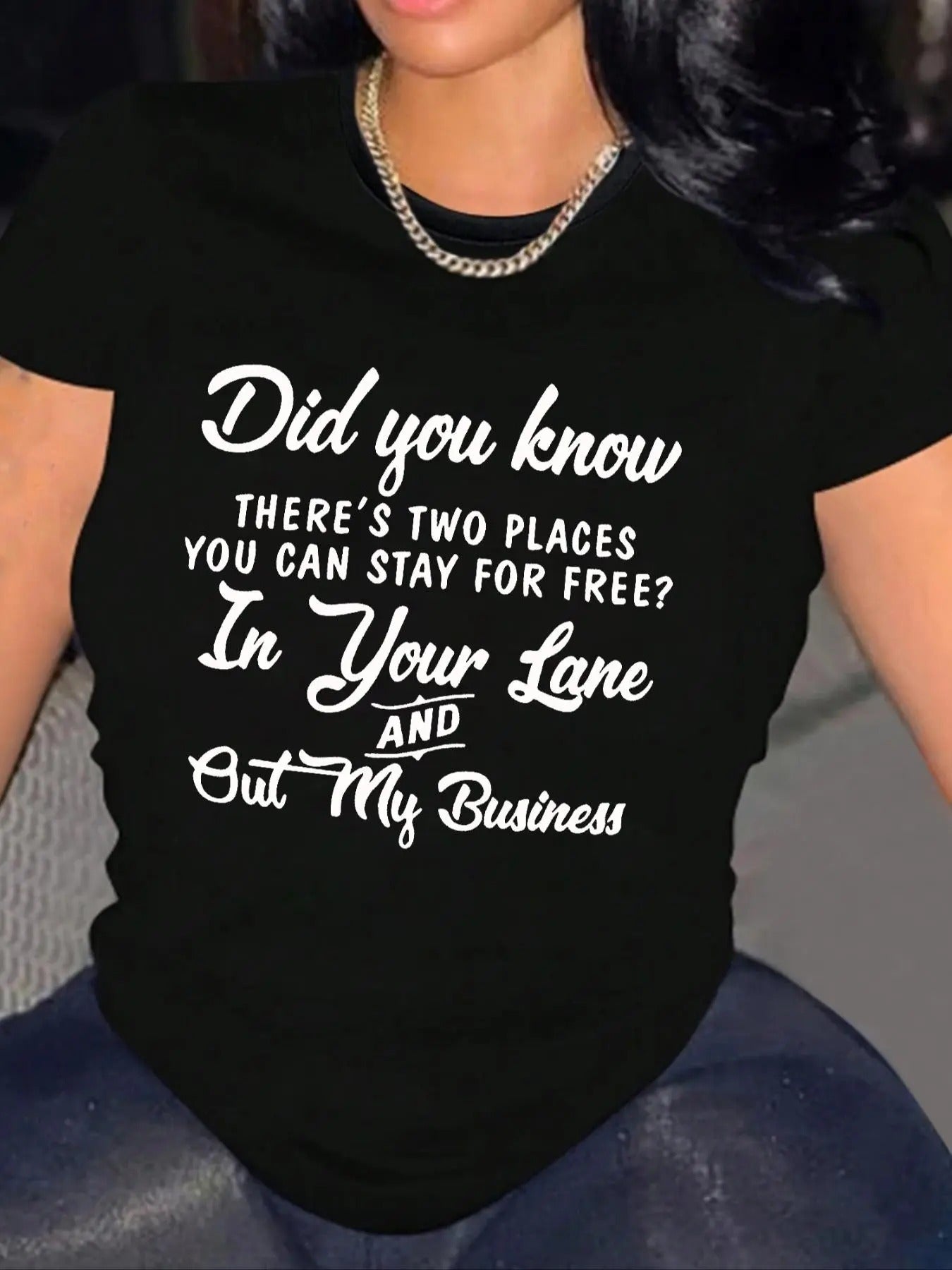 Letter Print Round Neck Casual Crew Daily Vacation - Adult & Kids T-Shirts, Sweatshirts & Hoodies apparel design preview 1