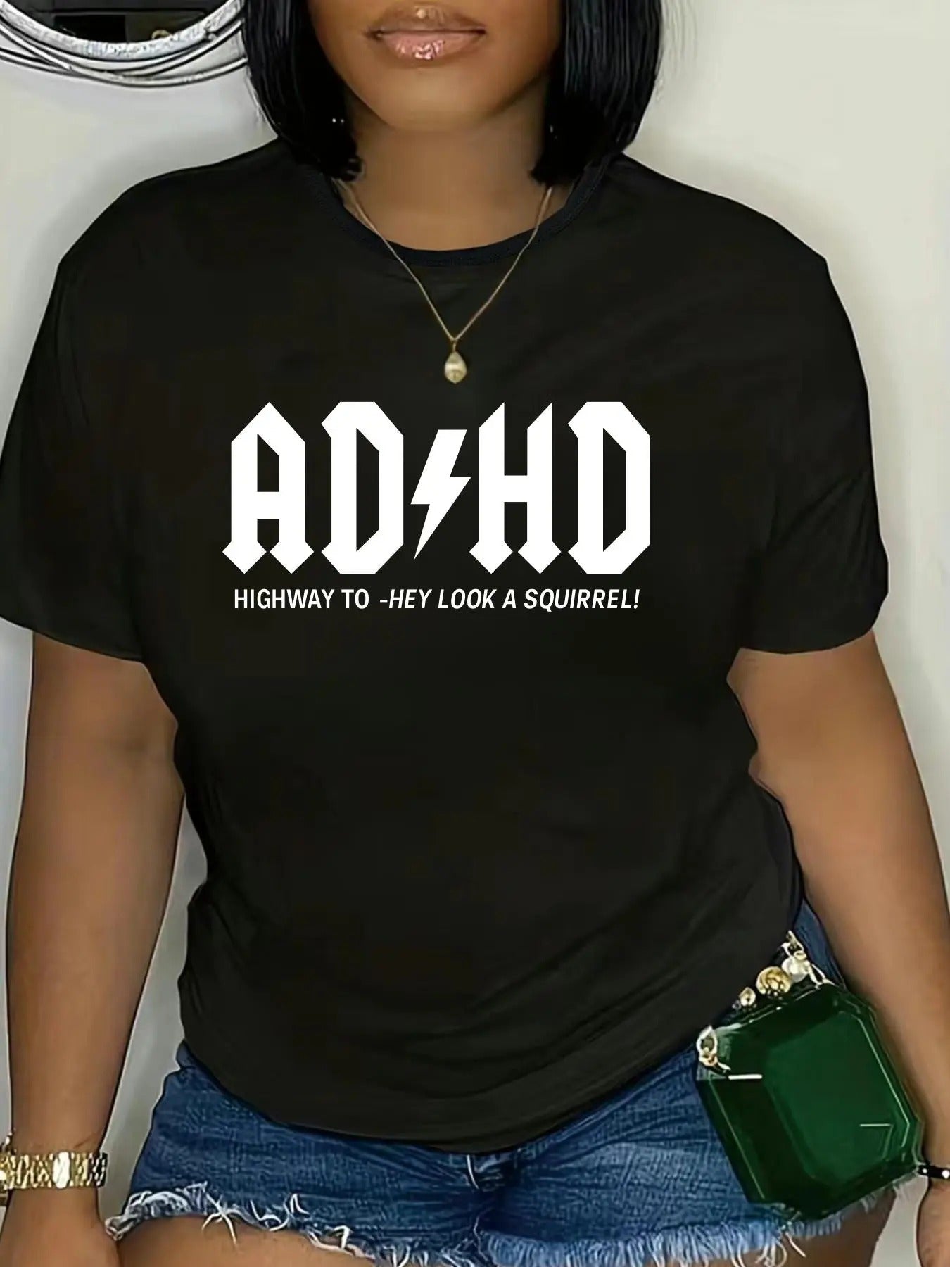 Letter Print Round Neck Casual Half Sleeve Crew Daily - Adult & Kids T-Shirts, Sweatshirts & Hoodies apparel design preview 1