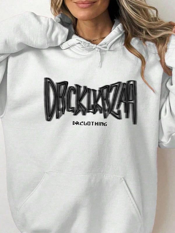 Letter Print Slogan Casual Hooded Daily Outdoor Fall - Adult & Kids T-Shirts, Sweatshirts & Hoodies apparel design preview 1