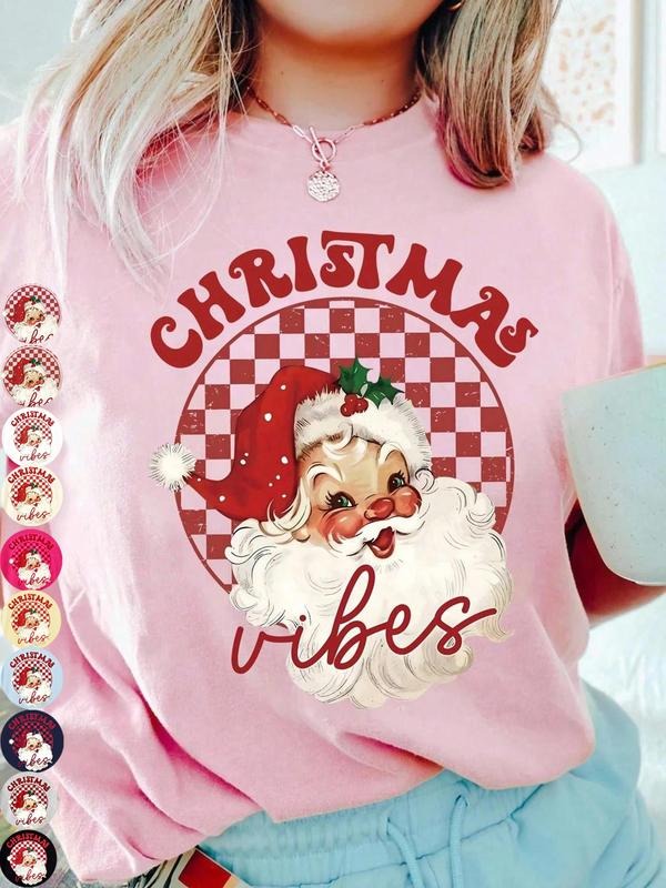 Loose Fit Santa Letter Print Short Sleeve Family - Adult & Kids T-Shirts, Sweatshirts & Hoodies apparel design preview 1