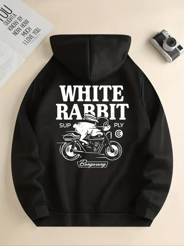 Motorcycle Letter Print Drop Shoulder Casual - Adult & Kids T-Shirts, Sweatshirts & Hoodies apparel design preview 1