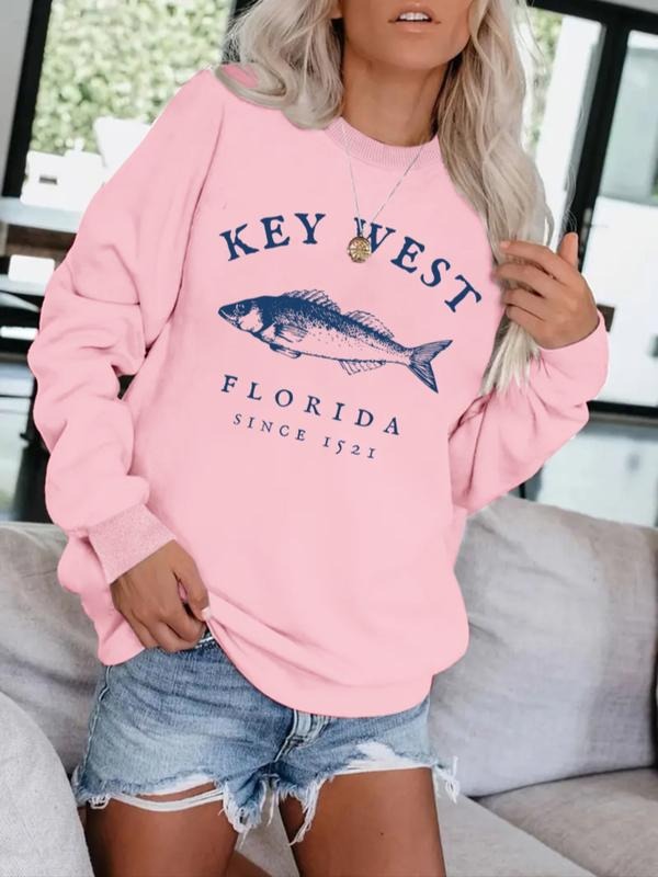 One Fish Print Round Neck Funny Casual Comfort - Adult & Kids T-Shirts, Sweatshirts & Hoodies apparel design preview 1