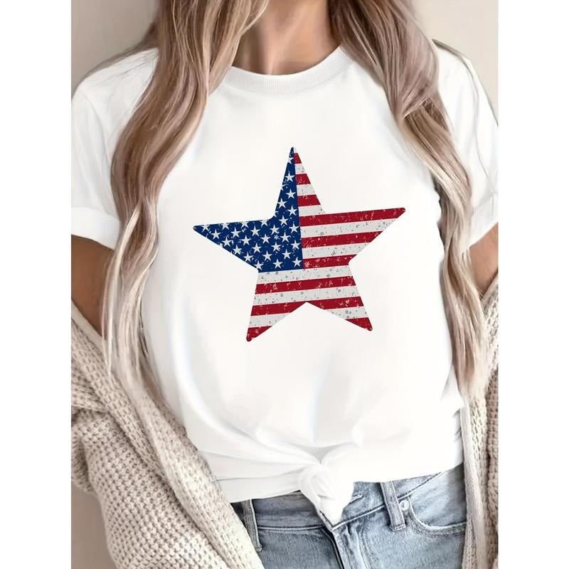 Patriotic Star Spangled 100% Casual Short Sleeve - Adult & Kids T-Shirts, Sweatshirts & Hoodies apparel design preview 1
