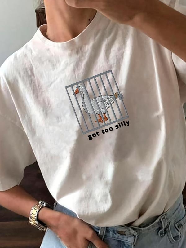 Prison Bird Print Round Neck Casual Crew Daily - Adult & Kids T-Shirts, Sweatshirts & Hoodies apparel design preview 1