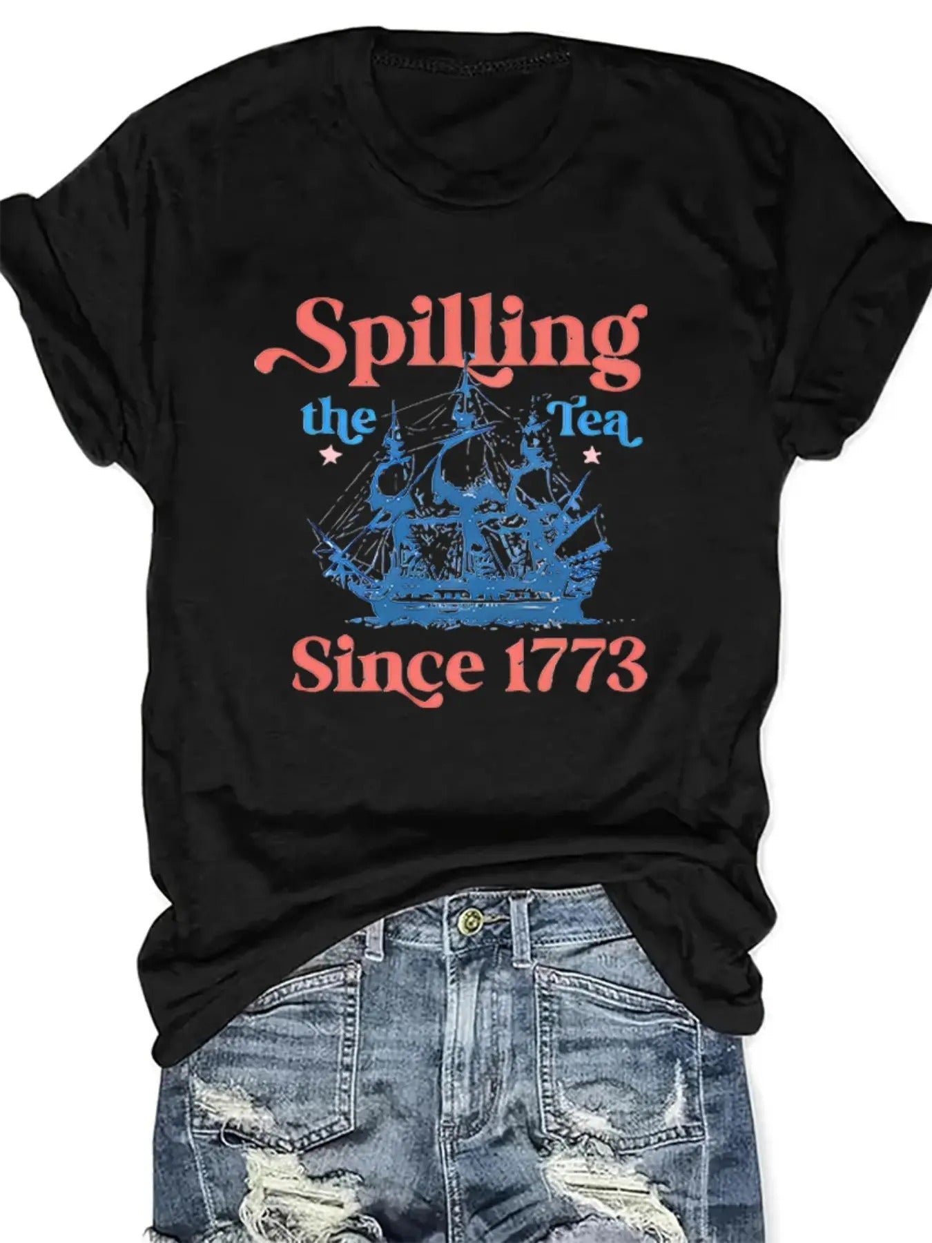 Ship Letter Round Neck Casual Short Sleeve Crew - Adult & Kids T-Shirts, Sweatshirts & Hoodies apparel design preview 1