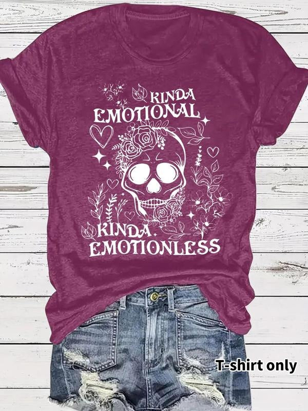 Skull Floral Print Round Neck Casual Letter Crew - Adult & Kids T-Shirts, Sweatshirts & Hoodies apparel design preview 1
