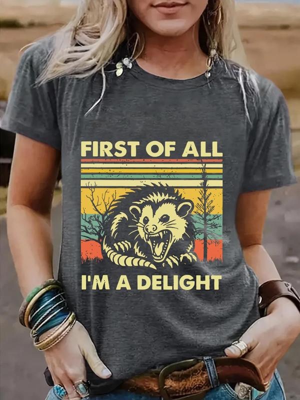 Skull Letter Print Round Neck Vintage Casual Short - Adult & Kids T-Shirts, Sweatshirts & Hoodies apparel design preview 1