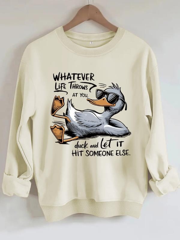 Duck Round Neck Casual Fitted Medium Stretch Comfort - Adult & Kids T-Shirts, Sweatshirts & Hoodies apparel design preview 1