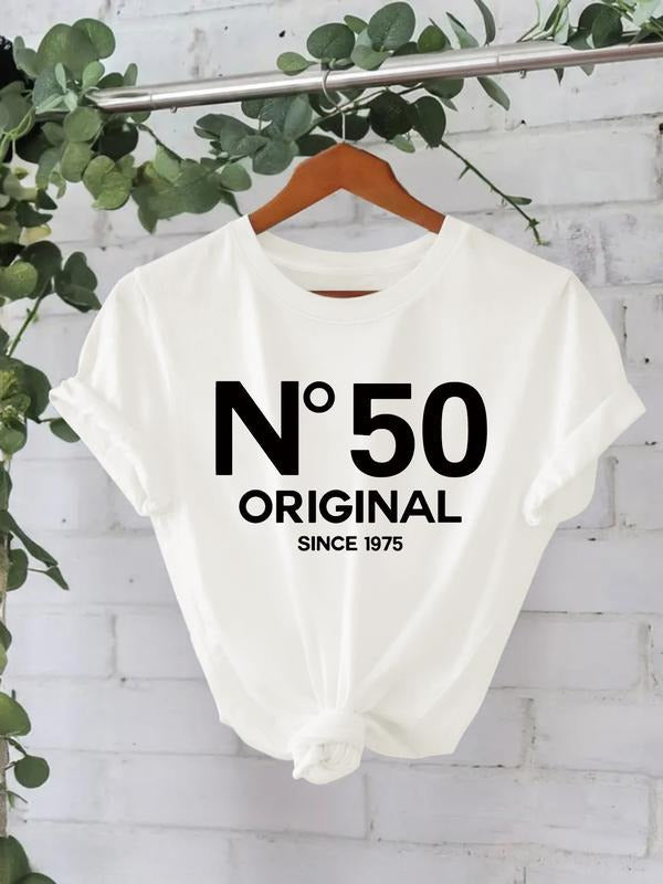 Summer Casual Letter Print Round Neck Short Sleeve - Adult & Kids T-Shirts, Sweatshirts & Hoodies apparel design preview 1