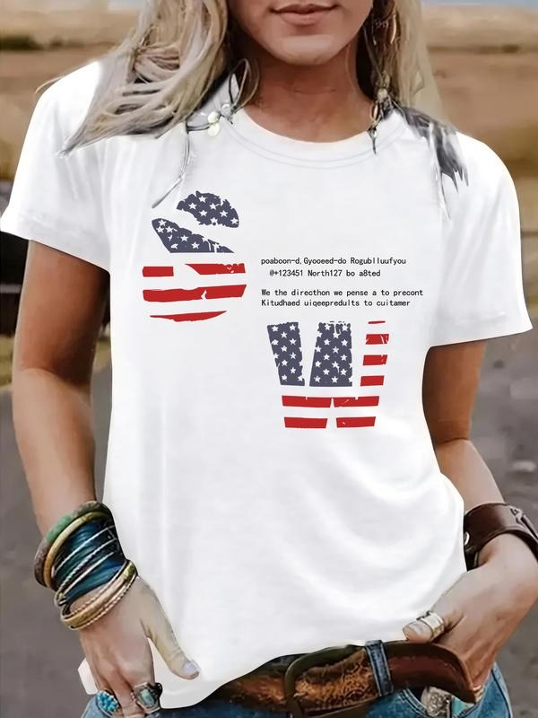 Summer Casual Letter Print Round Neck Short Sleeve - Adult & Kids T-Shirts, Sweatshirts & Hoodies apparel design preview 1