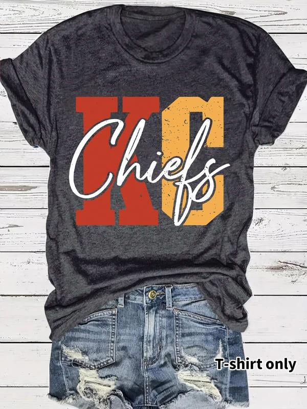 Summer Casual Fitted Round Neck Short Sleeve Kc - Adult & Kids T-Shirts, Sweatshirts & Hoodies apparel design preview 1