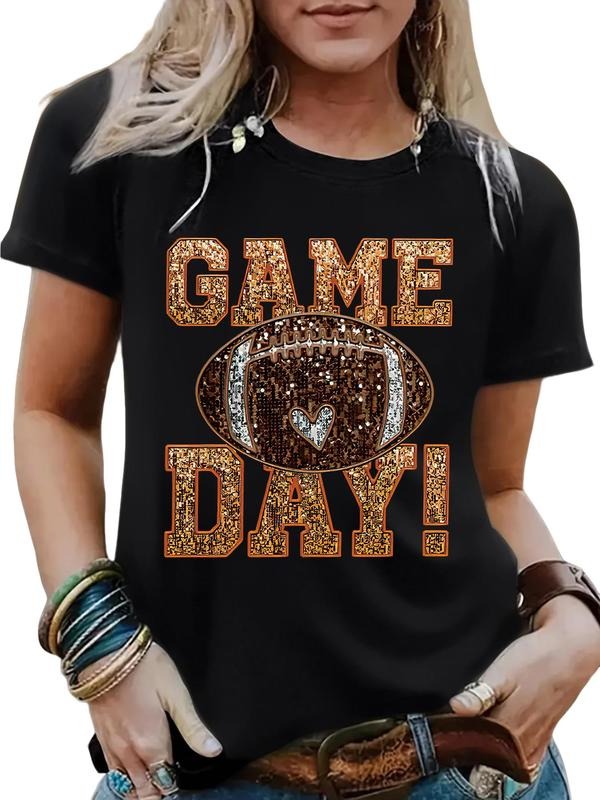 Summer Casual Sporty Round Neck Short Sleeve Football - Adult & Kids T-Shirts, Sweatshirts & Hoodies apparel design preview 1