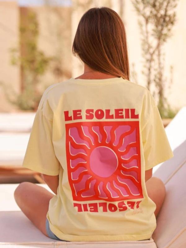 Sun Print Round Neck Casual Crew Daily Vacation - Adult & Kids T-Shirts, Sweatshirts & Hoodies apparel design preview 1