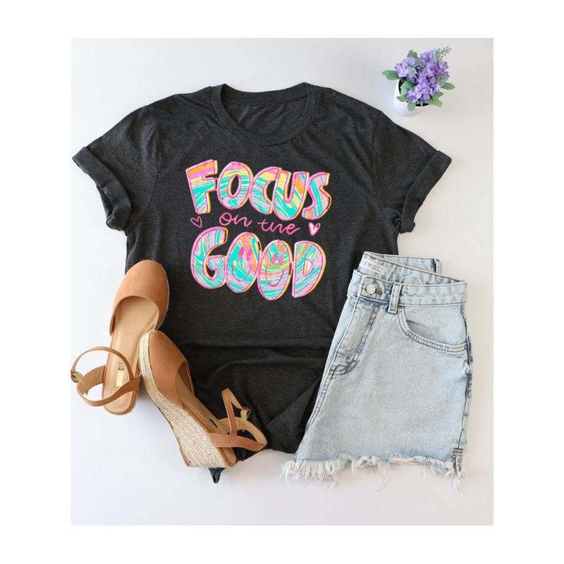 100 Cotton Black Focus Good" 02 - Adult & Kids T-Shirts, Sweatshirts & Hoodies apparel design preview 1