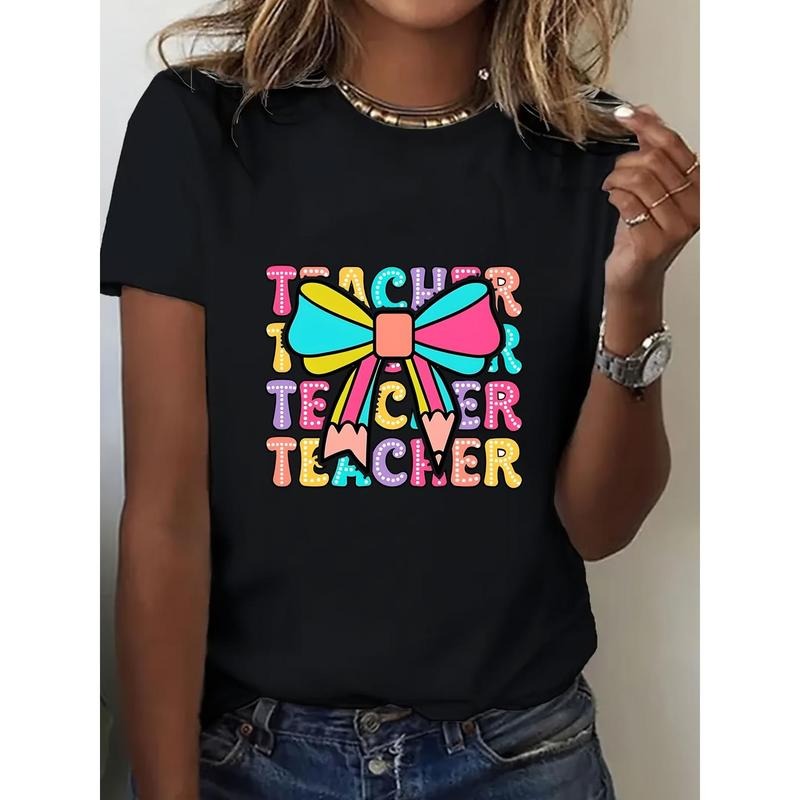 Teacher Appreciation Casual Round Neck Short Sleeve - Adult & Kids T-Shirts, Sweatshirts & Hoodies apparel design preview 1